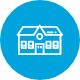 Aquamarine Blue School Certificate Icon
