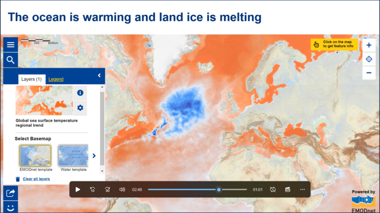 Atlas presentation at the EU4Ocean "Let’s listen to the Arctic Ocean" Ocean Literacy Festival